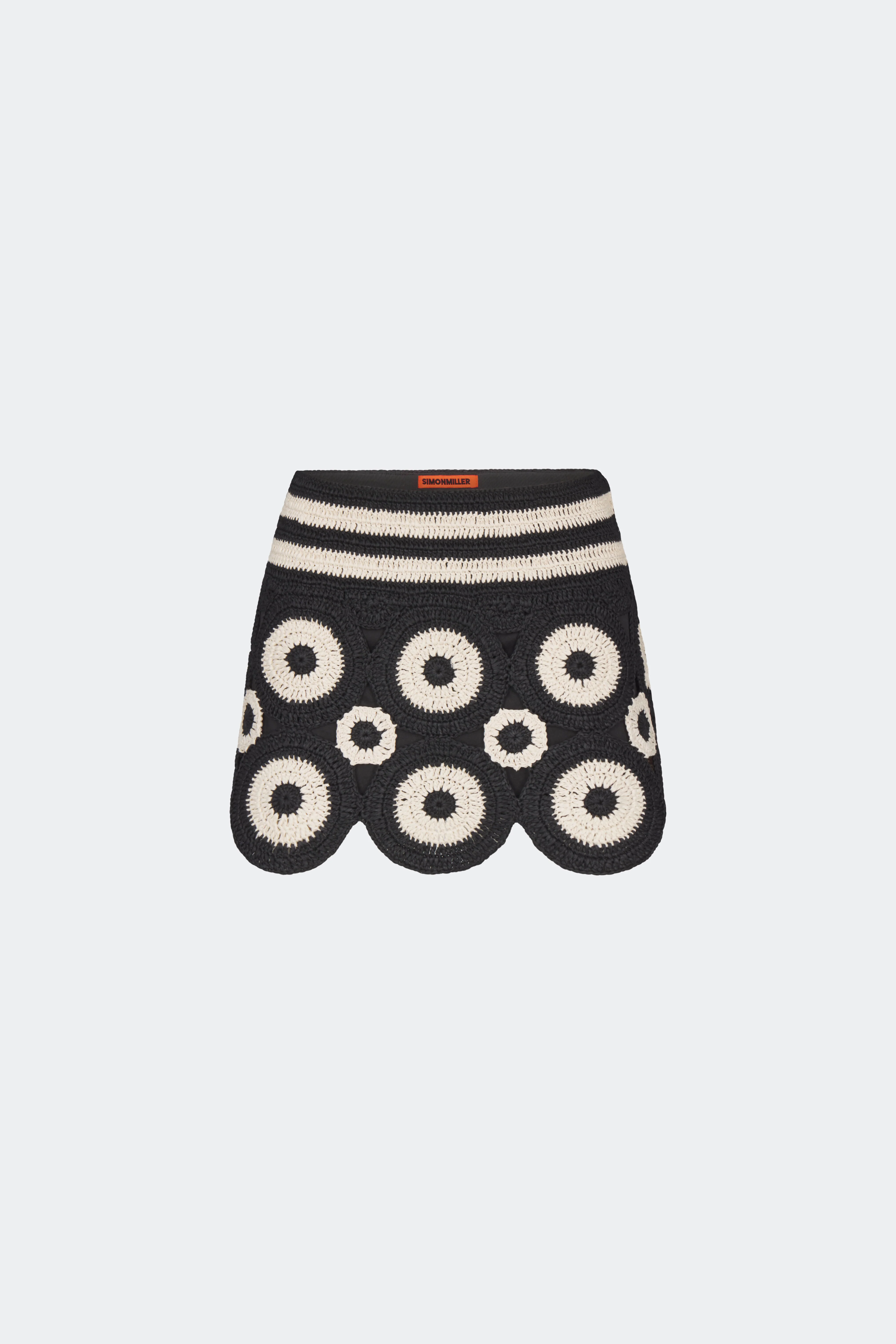Simon Miller Beep Beep Mini Skirt - Cream/Black - Image 2