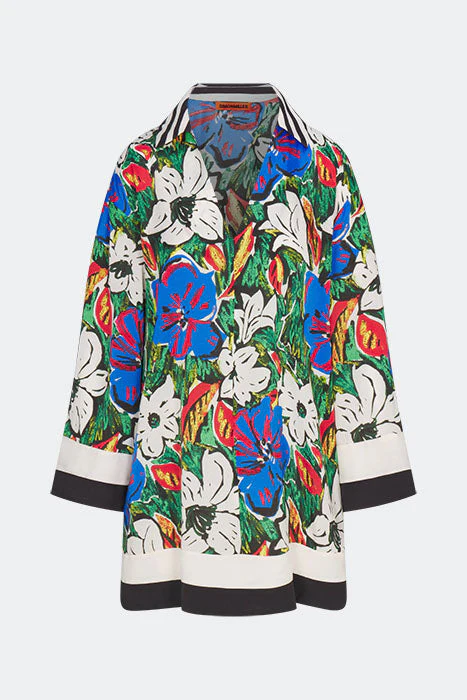 Simon Miller Diaz Mini Dress - Tropical Floral Print Combo