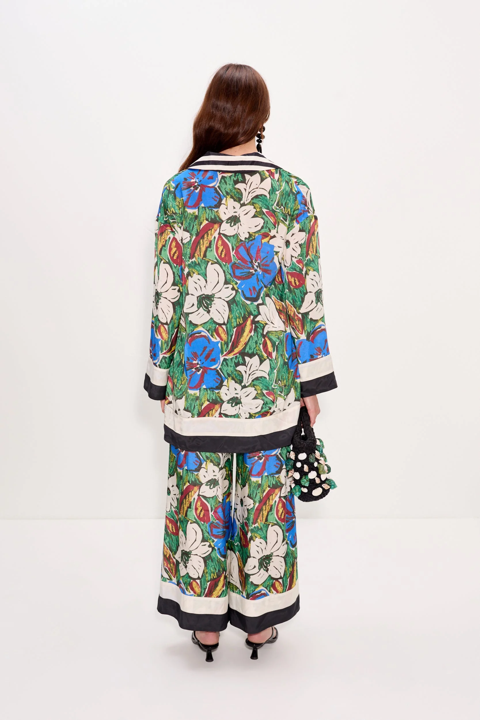 Simon Miller Nella Wide Leg Pant - Tropical Floral Print Combo - Image 5