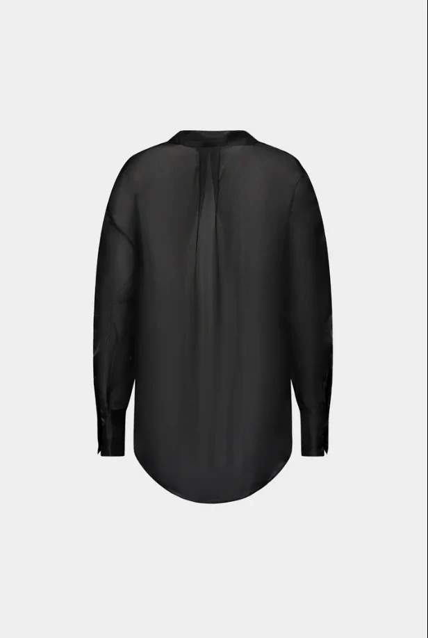 SAEMDI Oversized Organza Shirt - Image 3