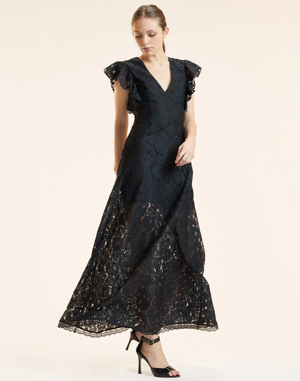 Cynthia Rowley Verona Lace Dress - Black