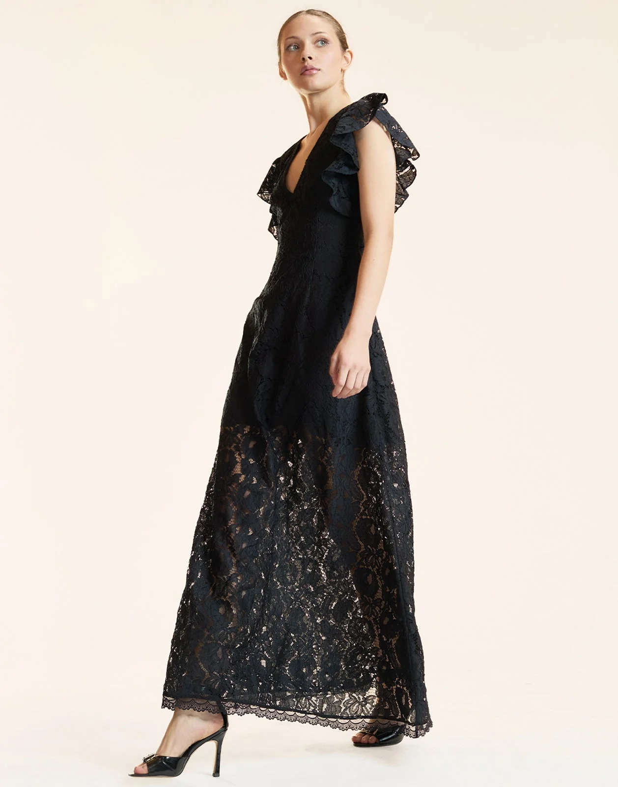 Cynthia Rowley Verona Lace Dress - Black - Image 2