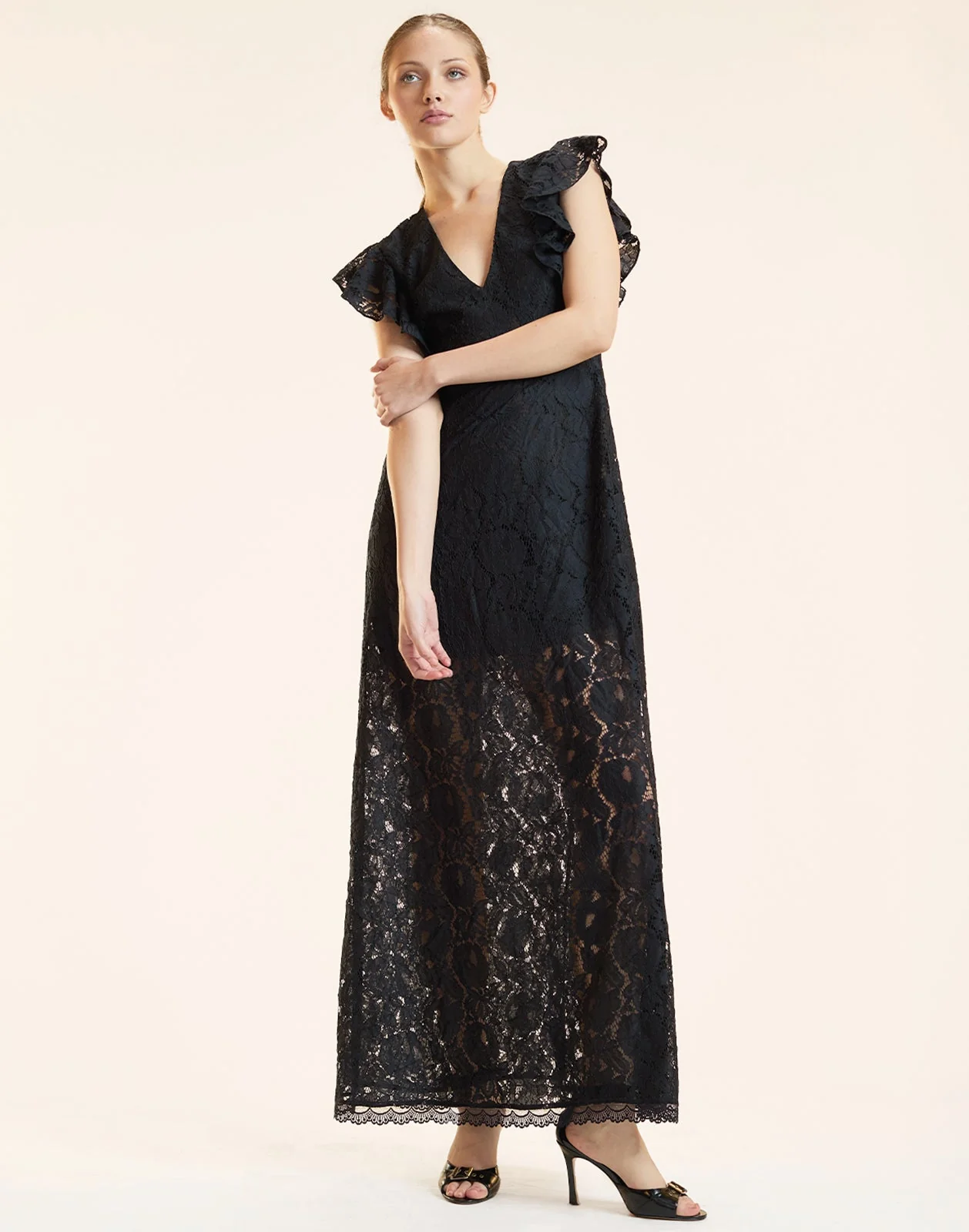 Cynthia Rowley Verona Lace Dress - Black - Image 3