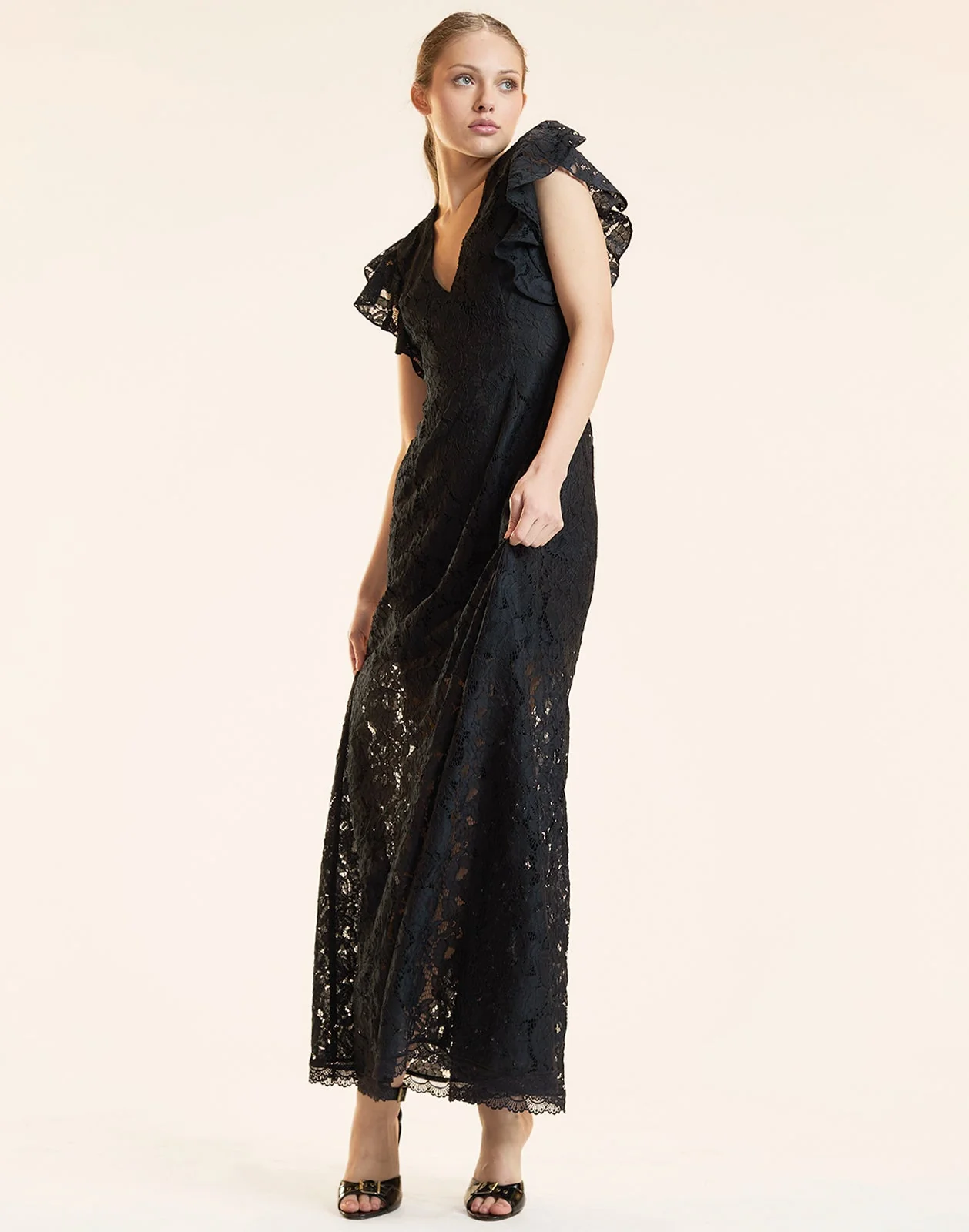 Cynthia Rowley Verona Lace Dress - Black - Image 4