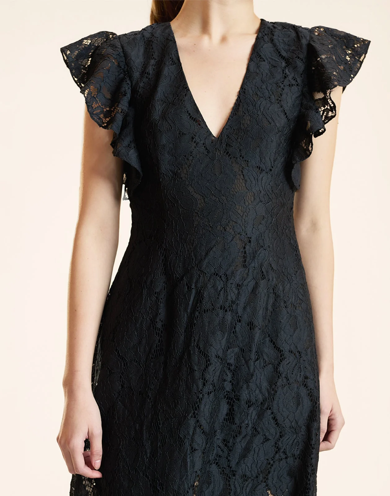 Cynthia Rowley Verona Lace Dress - Black - Image 7
