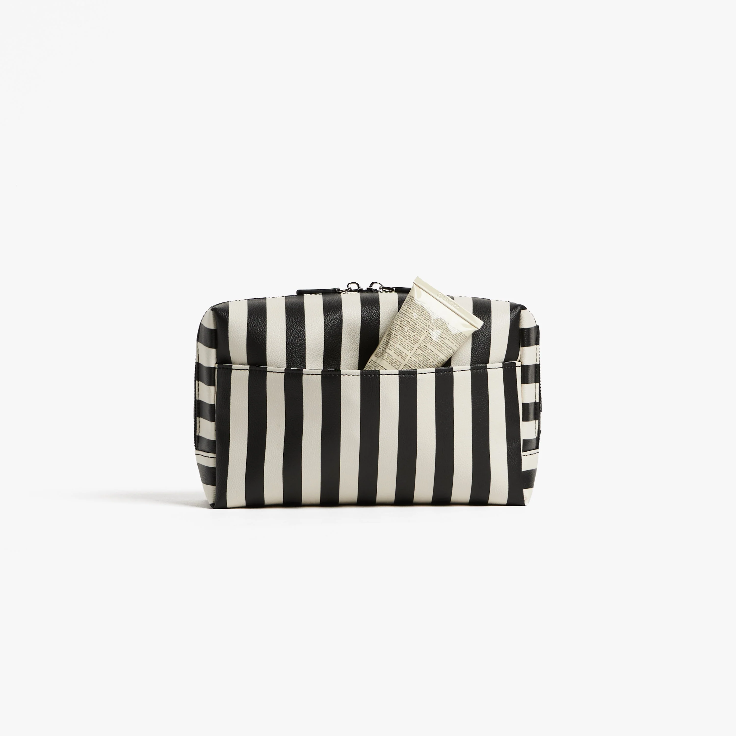 Simon Miller Large Metro Toiletry Case - Black Stripe - Image 2