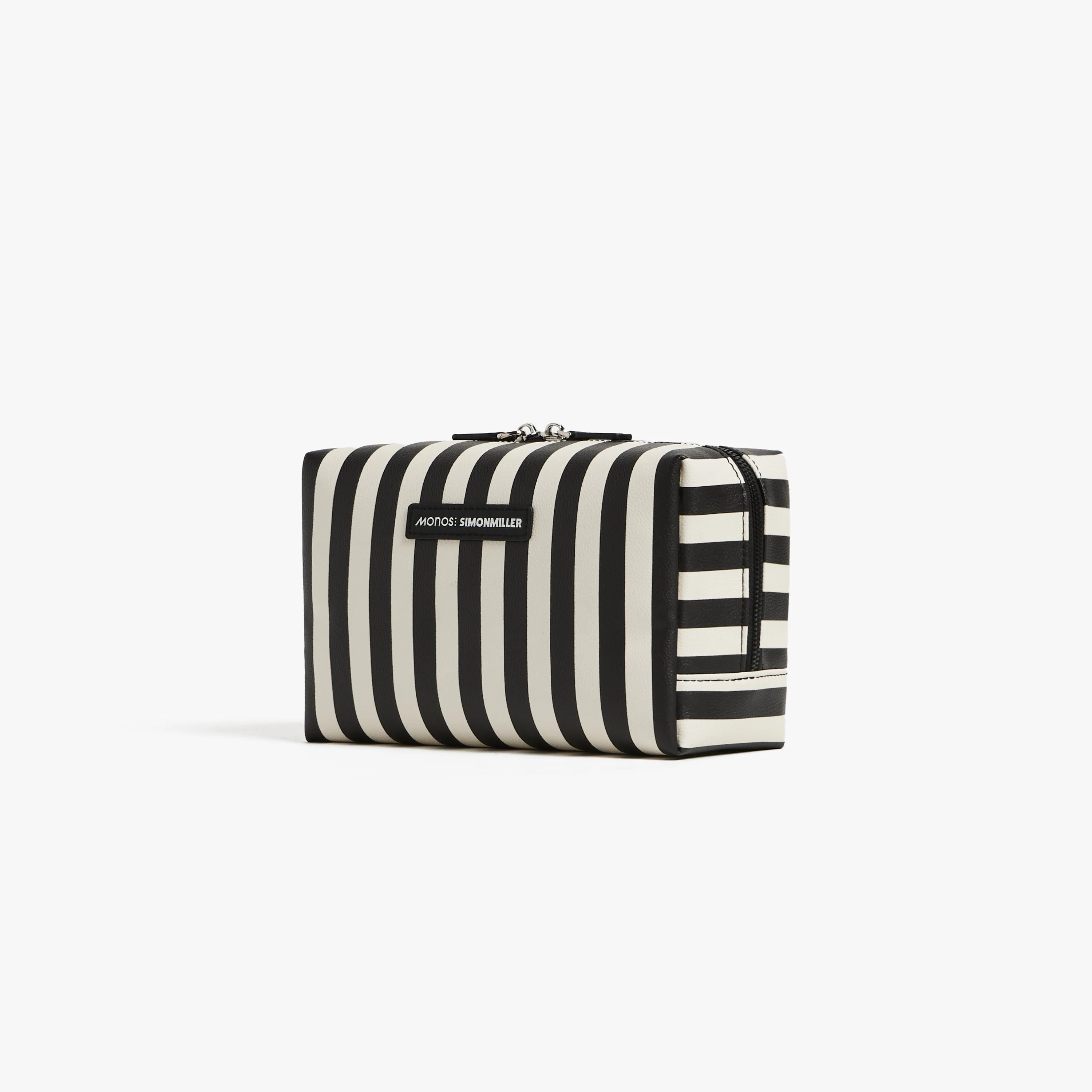 Simon Miller Large Metro Toiletry Case - Black Stripe - Image 3