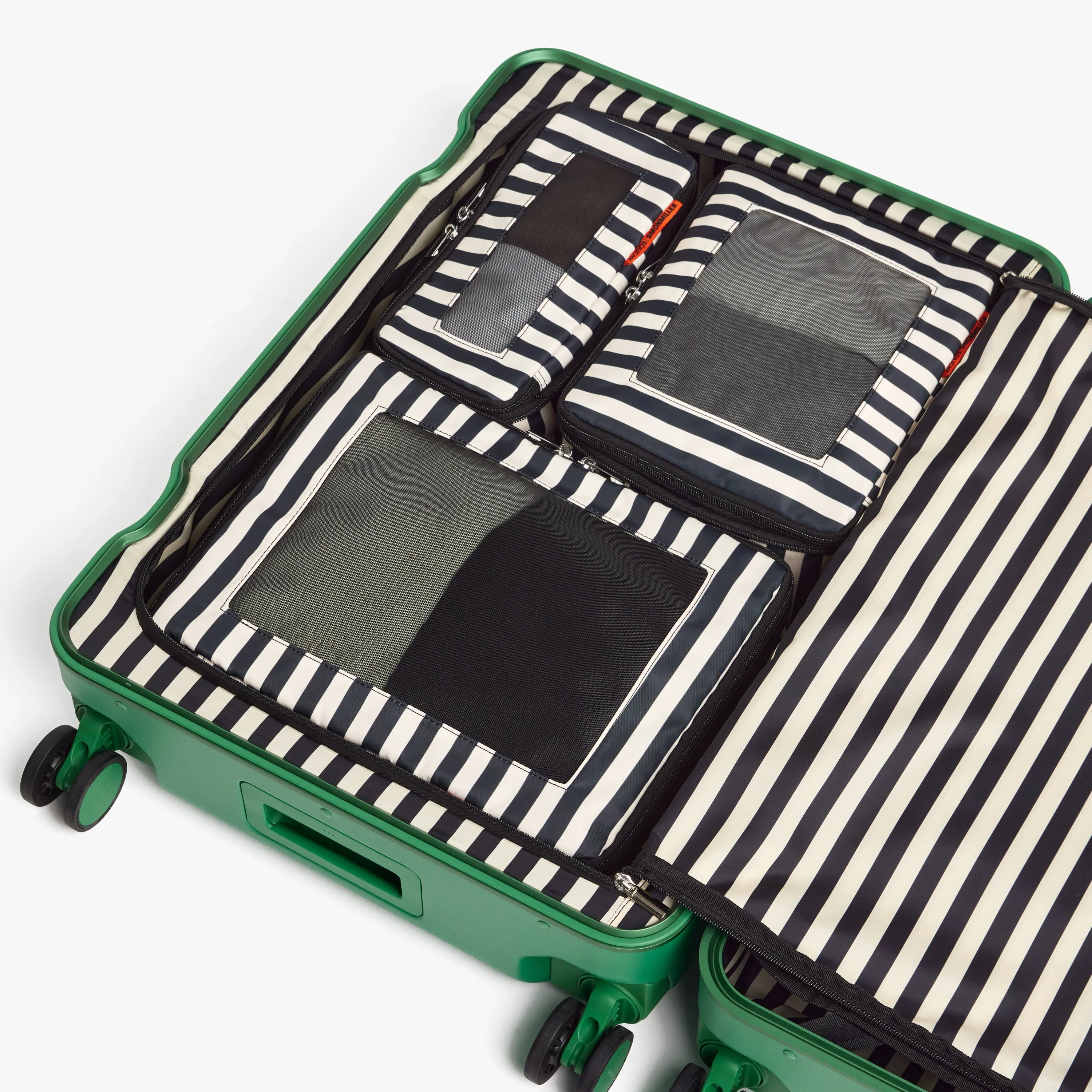 Simon Miller Packing Cubes Set of 4 - Black Stripe - Image 3