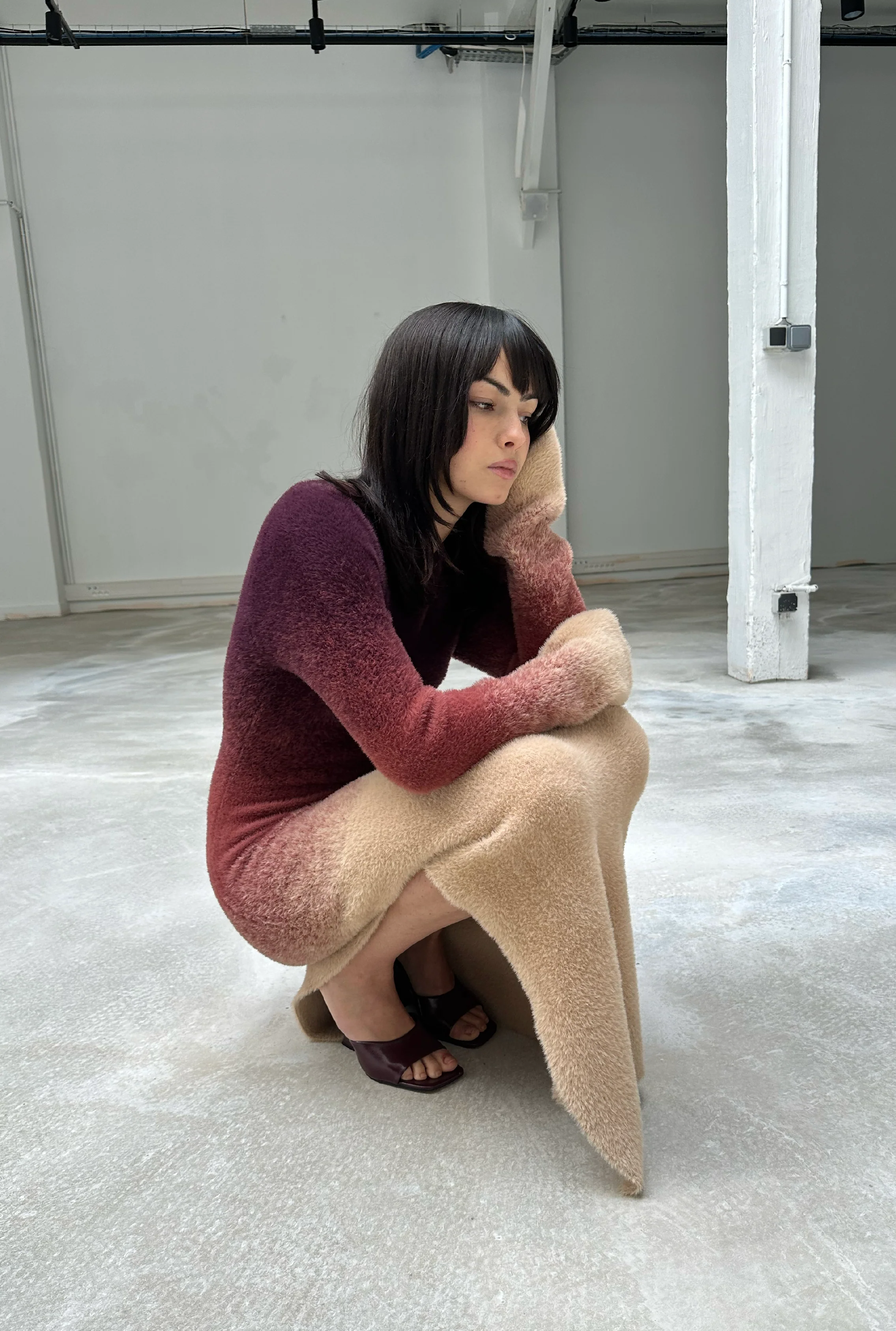 SAEMDI Gradient Knit Dress - Image 4