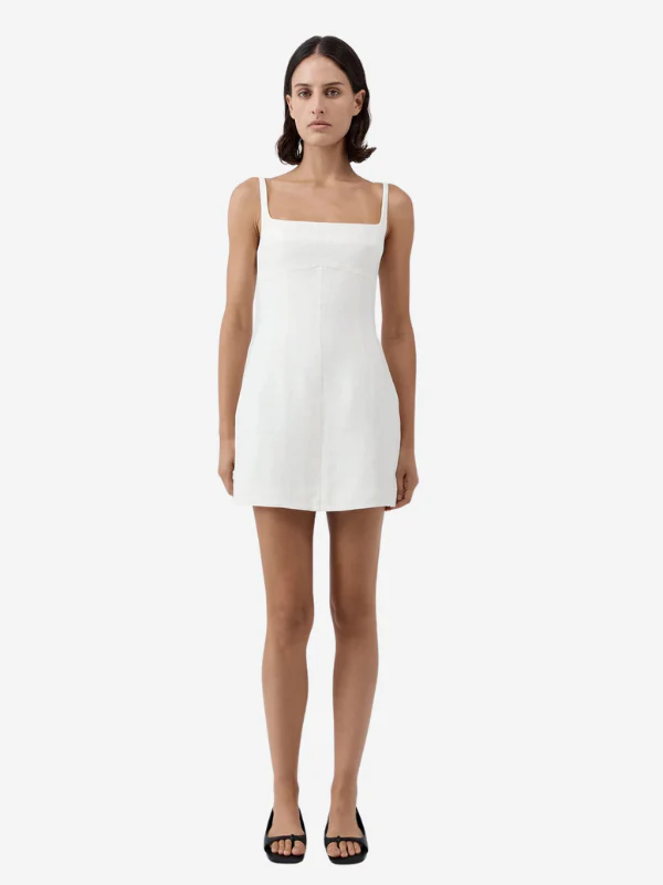St. Agni Tailored Square Neck Mini Dress - Image 2