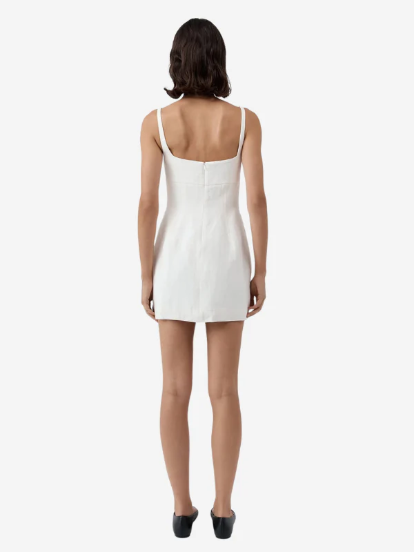 St. Agni Tailored Square Neck Mini Dress - Image 3