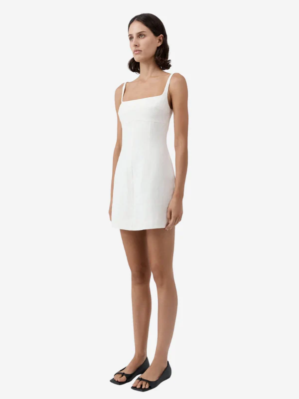 St. Agni Tailored Square Neck Mini Dress - Image 5