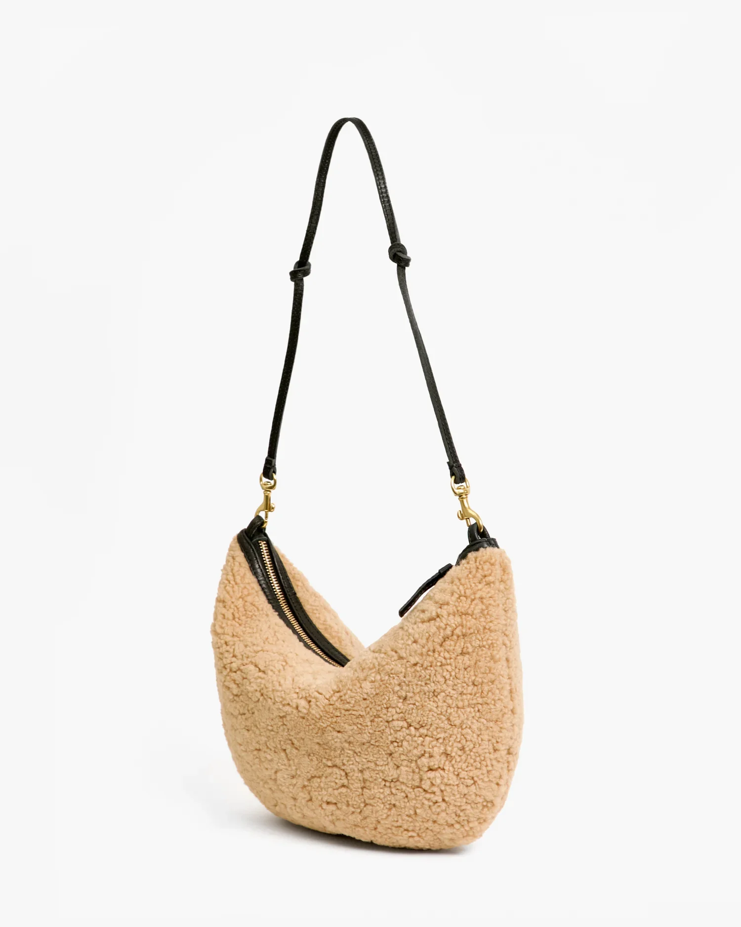 Clare V. Lune Shearling Bag - Image 4