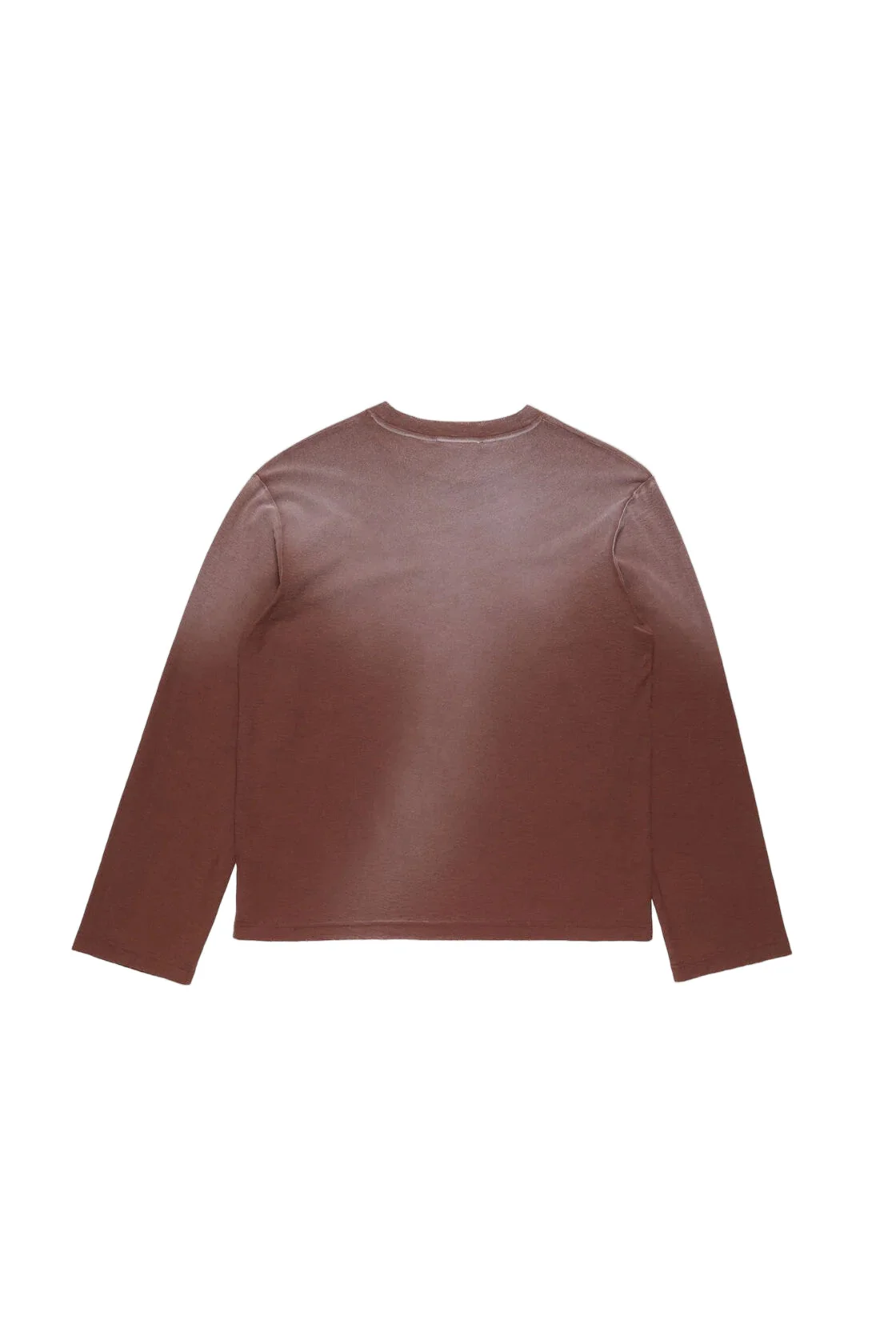 Acne Studios Logo 1996 Long Sleeve T-Shirt - Chocolate Brown - Image 3