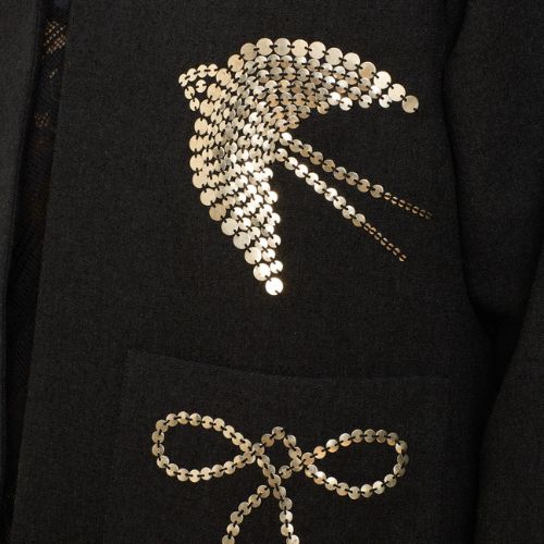 Alix Of Bohemia Francis Lovebird Coin Jacket - Black - Image 4