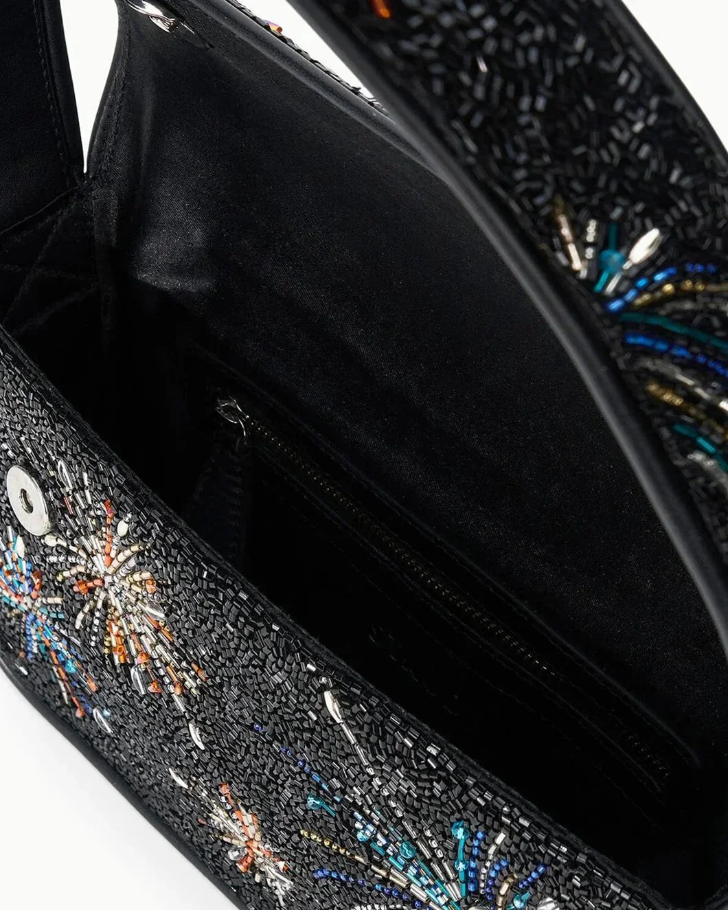 Staud Tommy Beaded Bag Firework - Black - Image 3