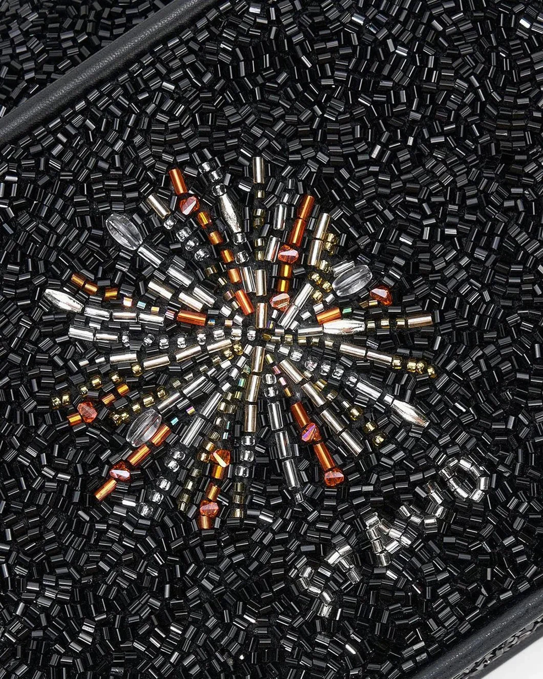 Staud Tommy Beaded Bag Firework - Black - Image 4