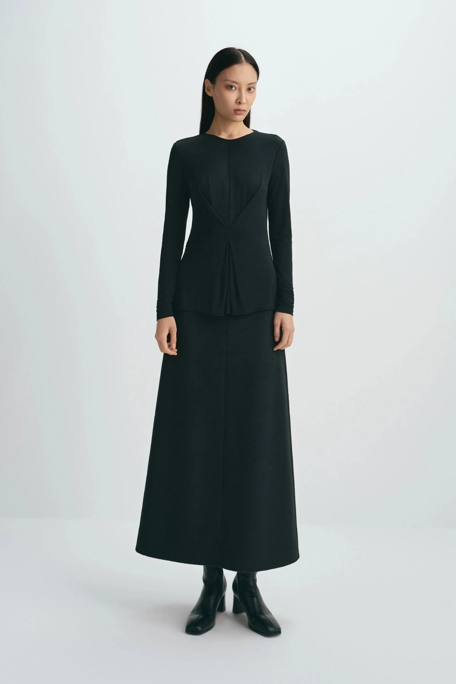 Sophie Rue Emi Wool Blend Maxi Skirt - Image 4