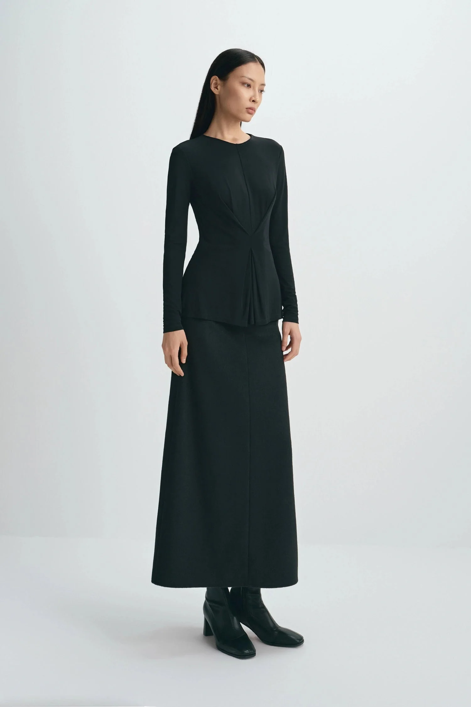 Sophie Rue Emi Wool Blend Maxi Skirt - Image 5