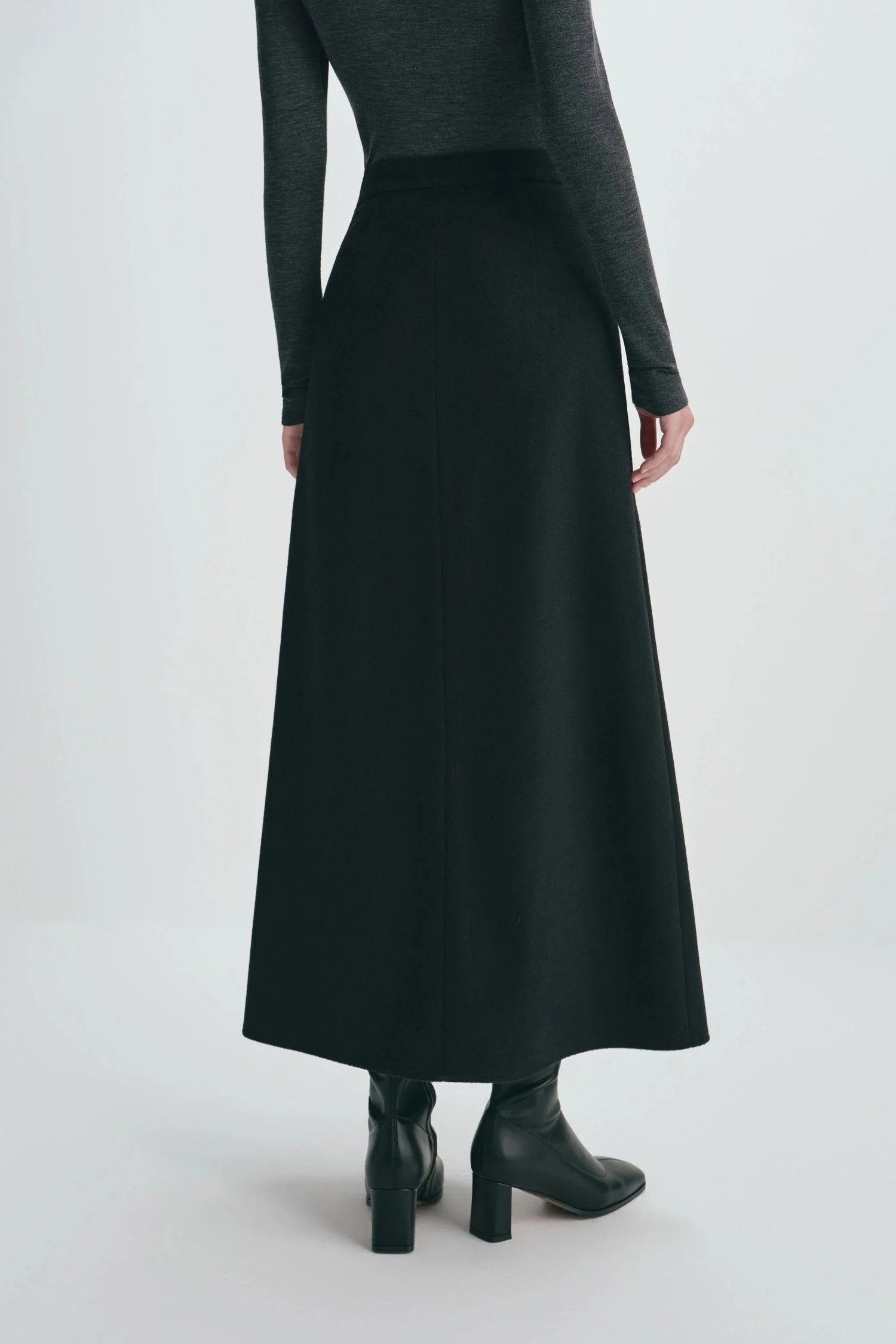 Sophie Rue Emi Wool Blend Maxi Skirt - Image 6