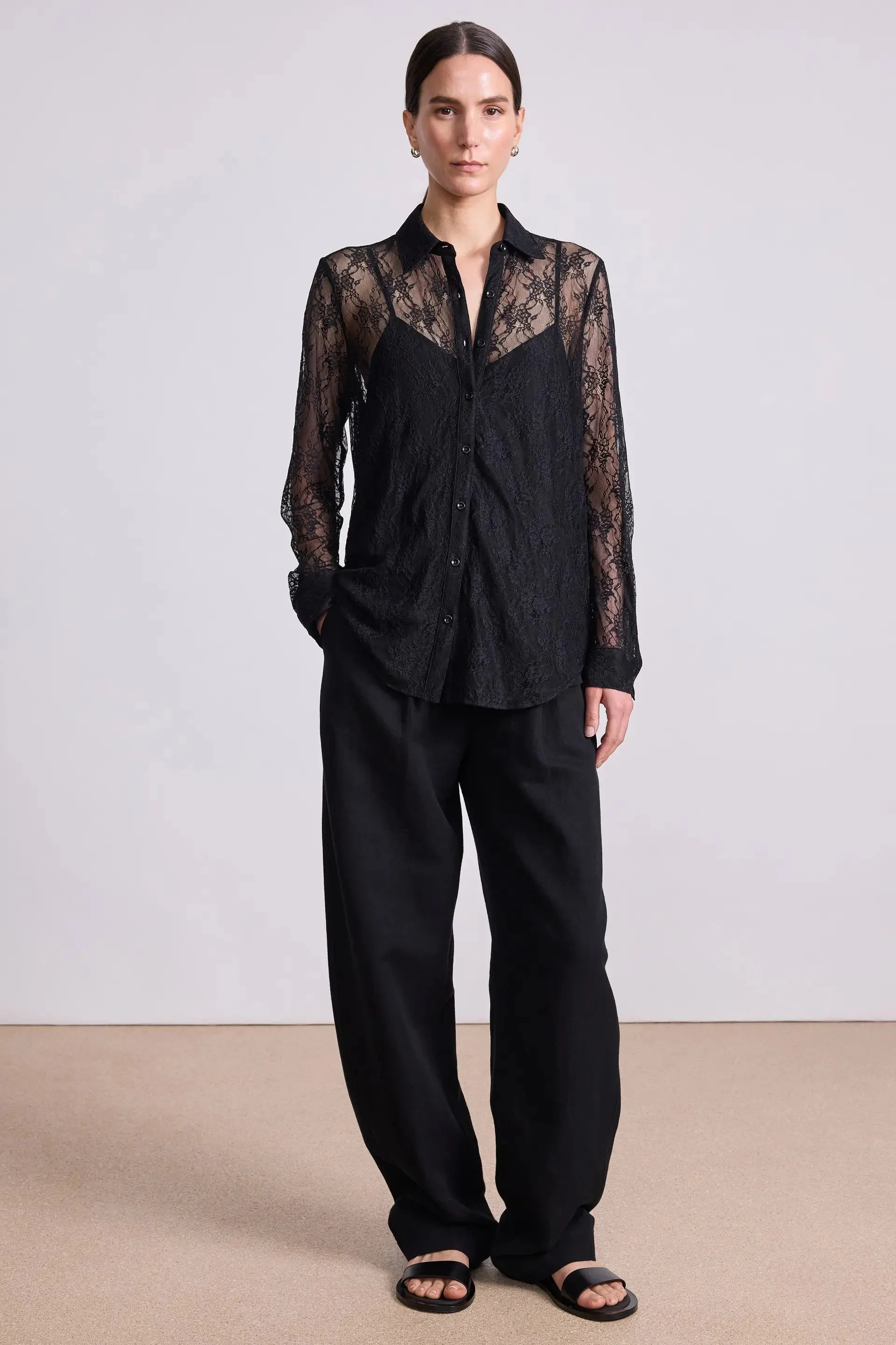 Apiece Apart Alva Button Up Top - Image 2