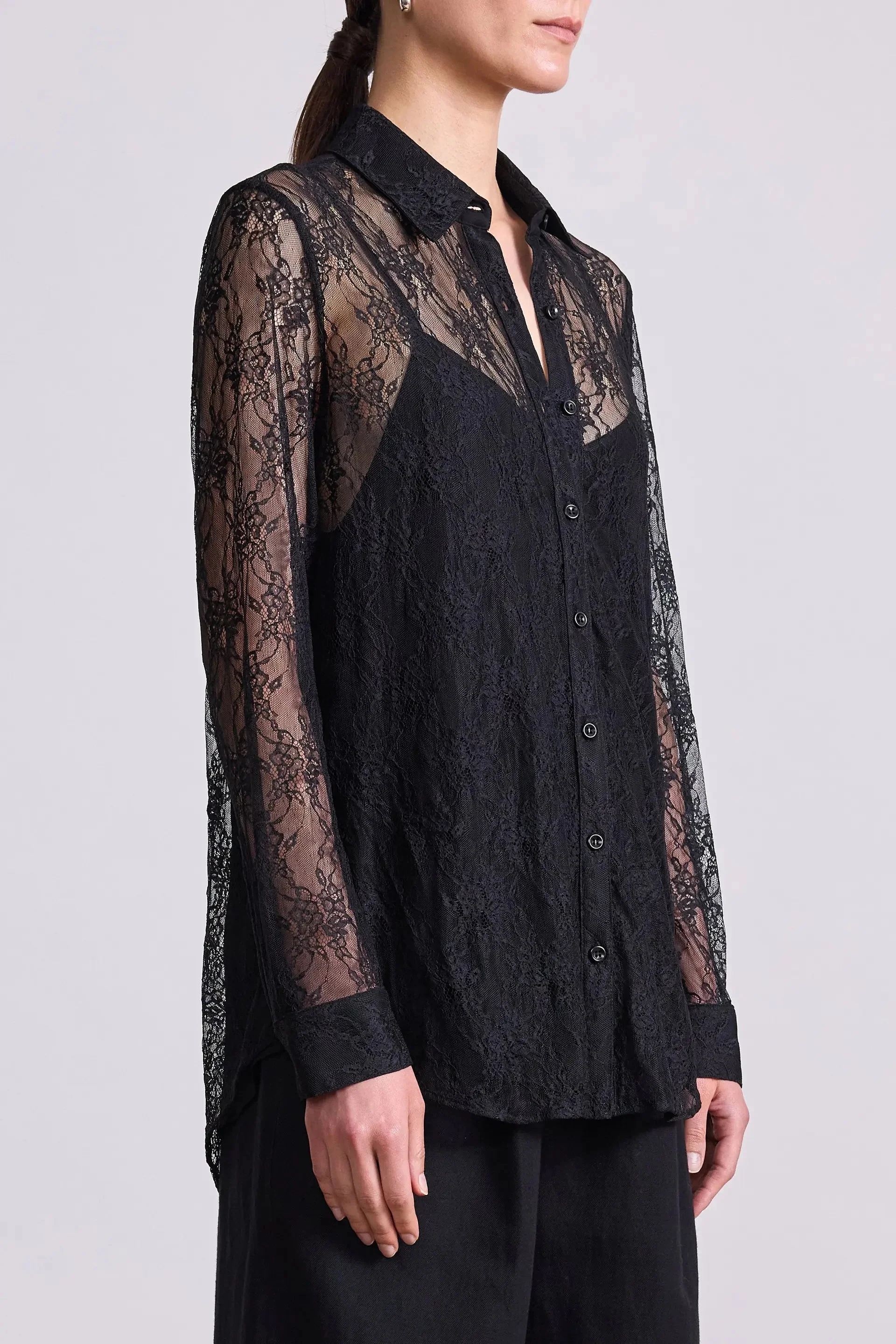 Apiece Apart Alva Button Up Top - Image 4