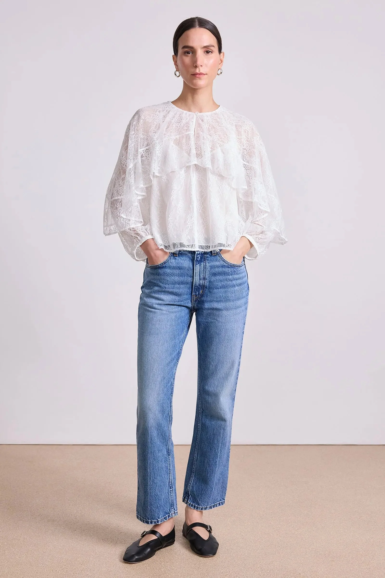 Apiece Apart Hazan Ruffle Top - Image 2
