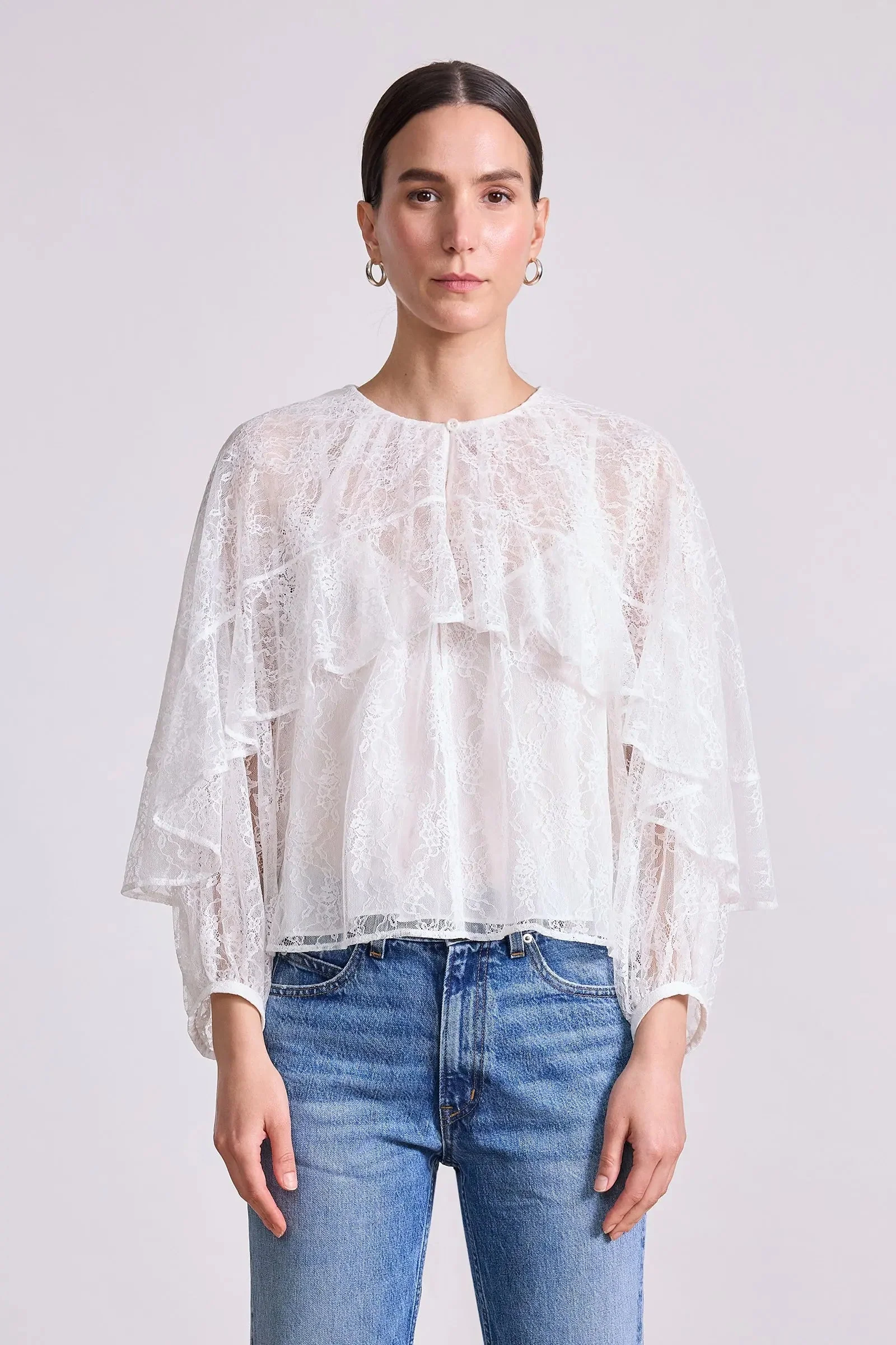 Apiece Apart Hazan Ruffle Top - Image 3