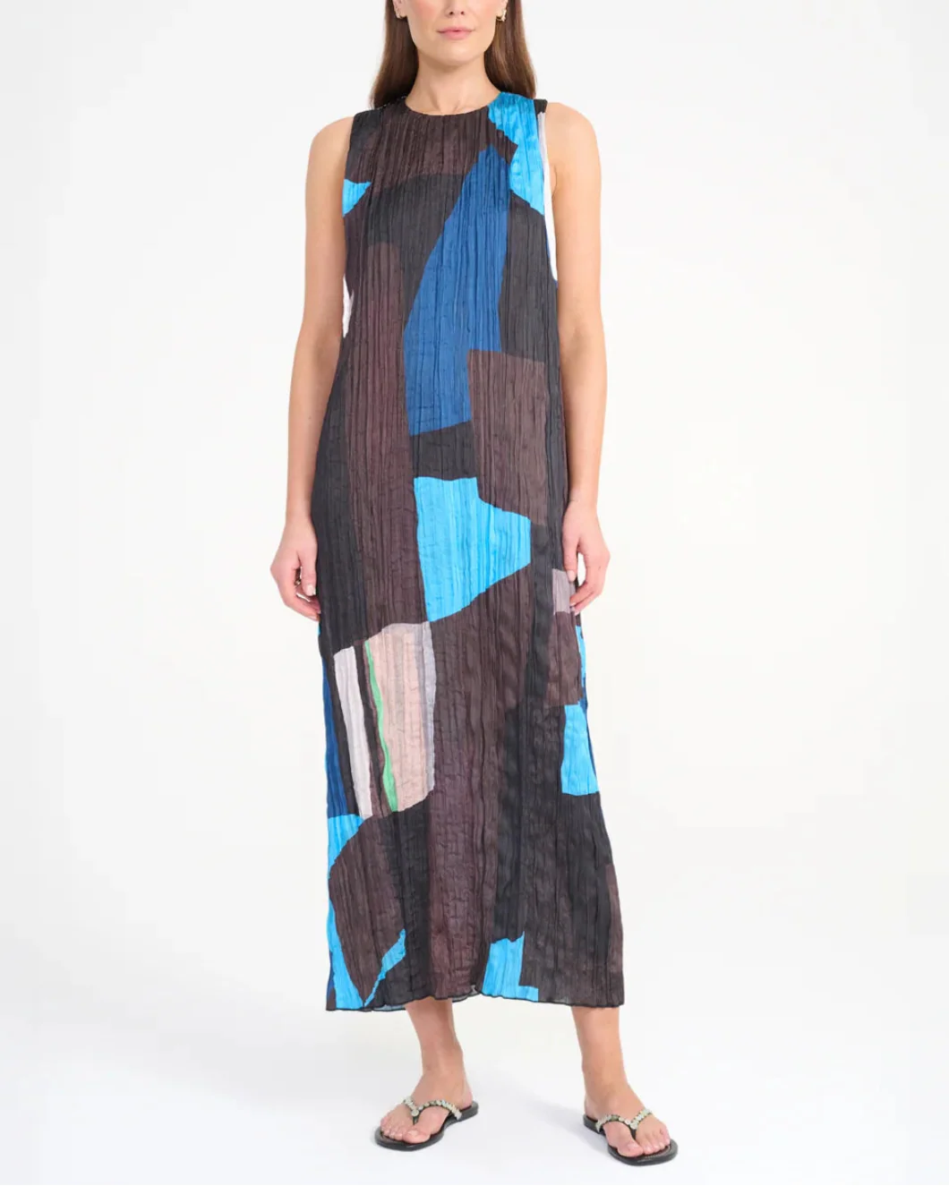 Staud Mizu Dress - Brown - Image 2