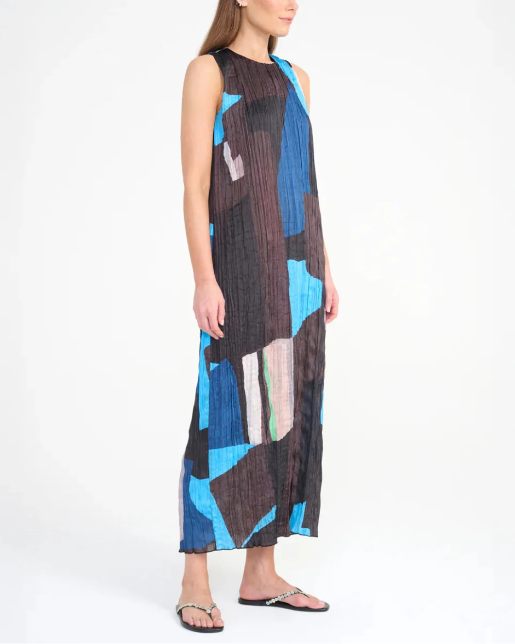 Staud Mizu Dress - Brown - Image 3