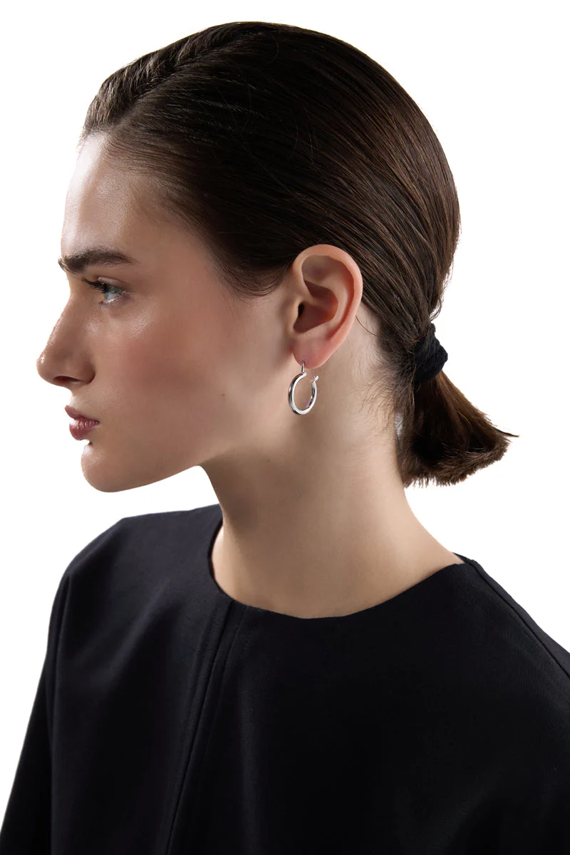 MM6 Maison Margiela Pendant-Embellished Hoop Earrings - Image 7