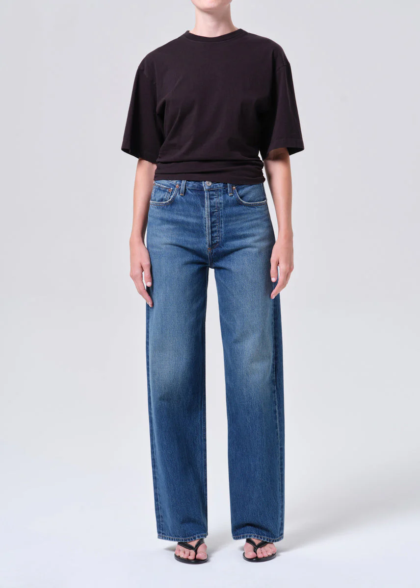 AGOLDE Ren Jean High Rise Wide Leg 32" Jeans - Image 2