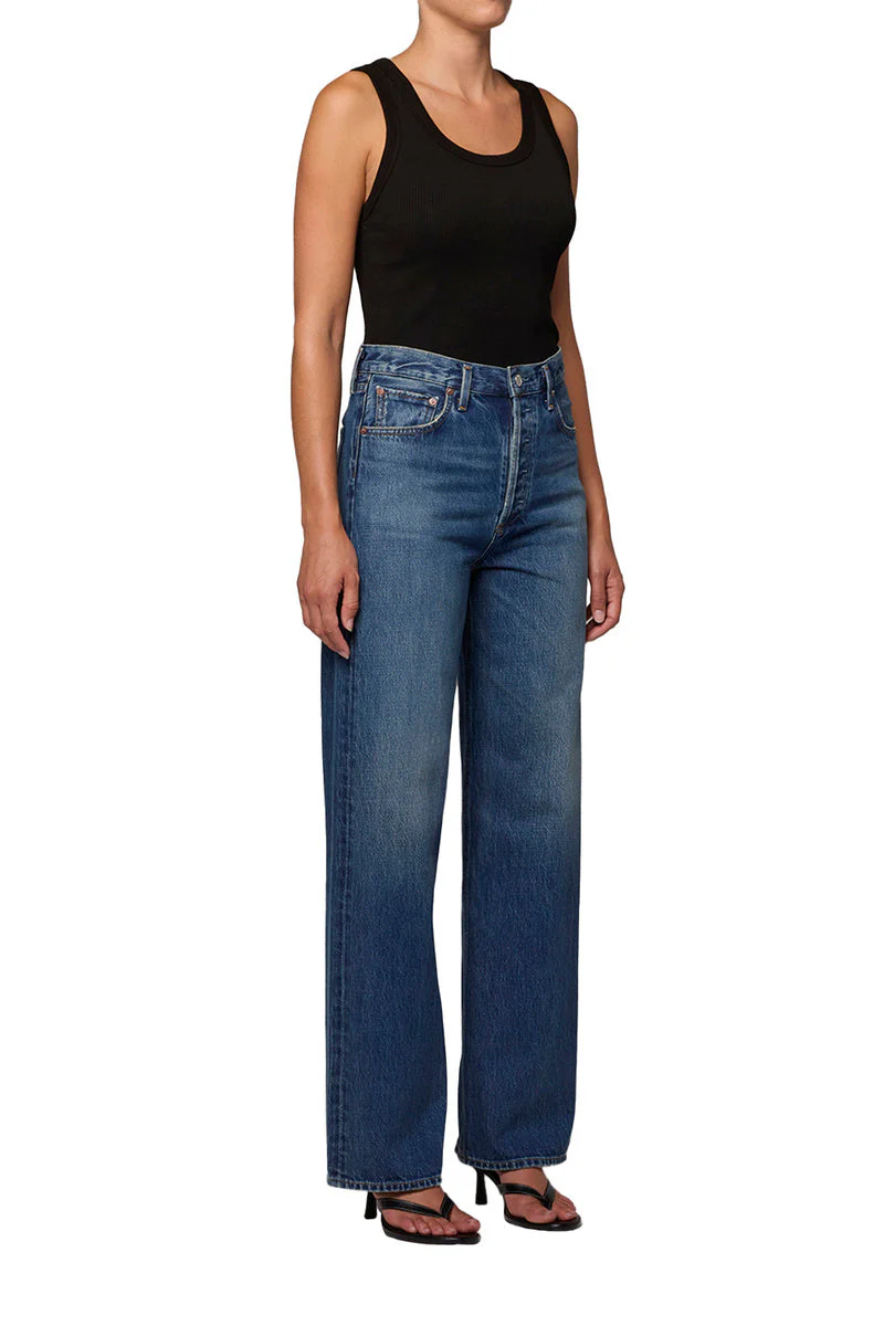 AGOLDE Ren Jean High Rise Wide Leg 32" Jeans - Image 8