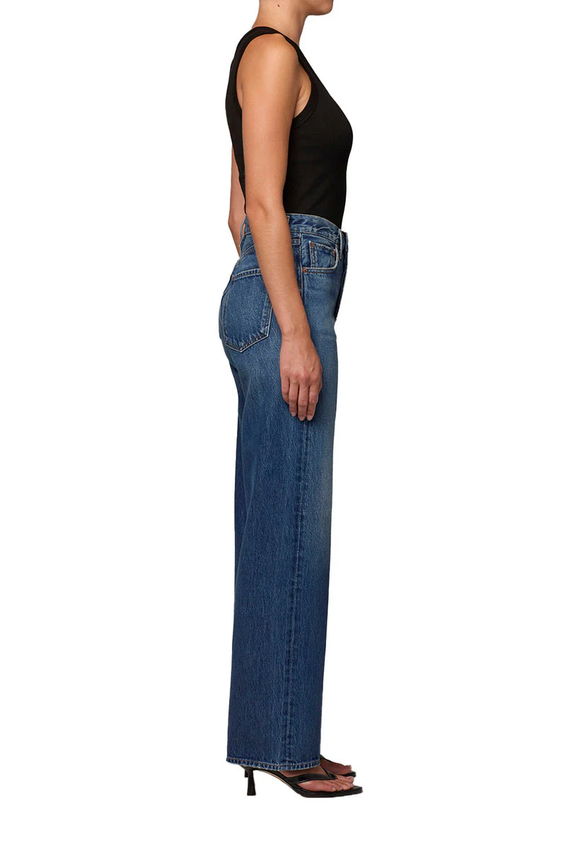 AGOLDE Ren Jean High Rise Wide Leg 32" Jeans - Image 9