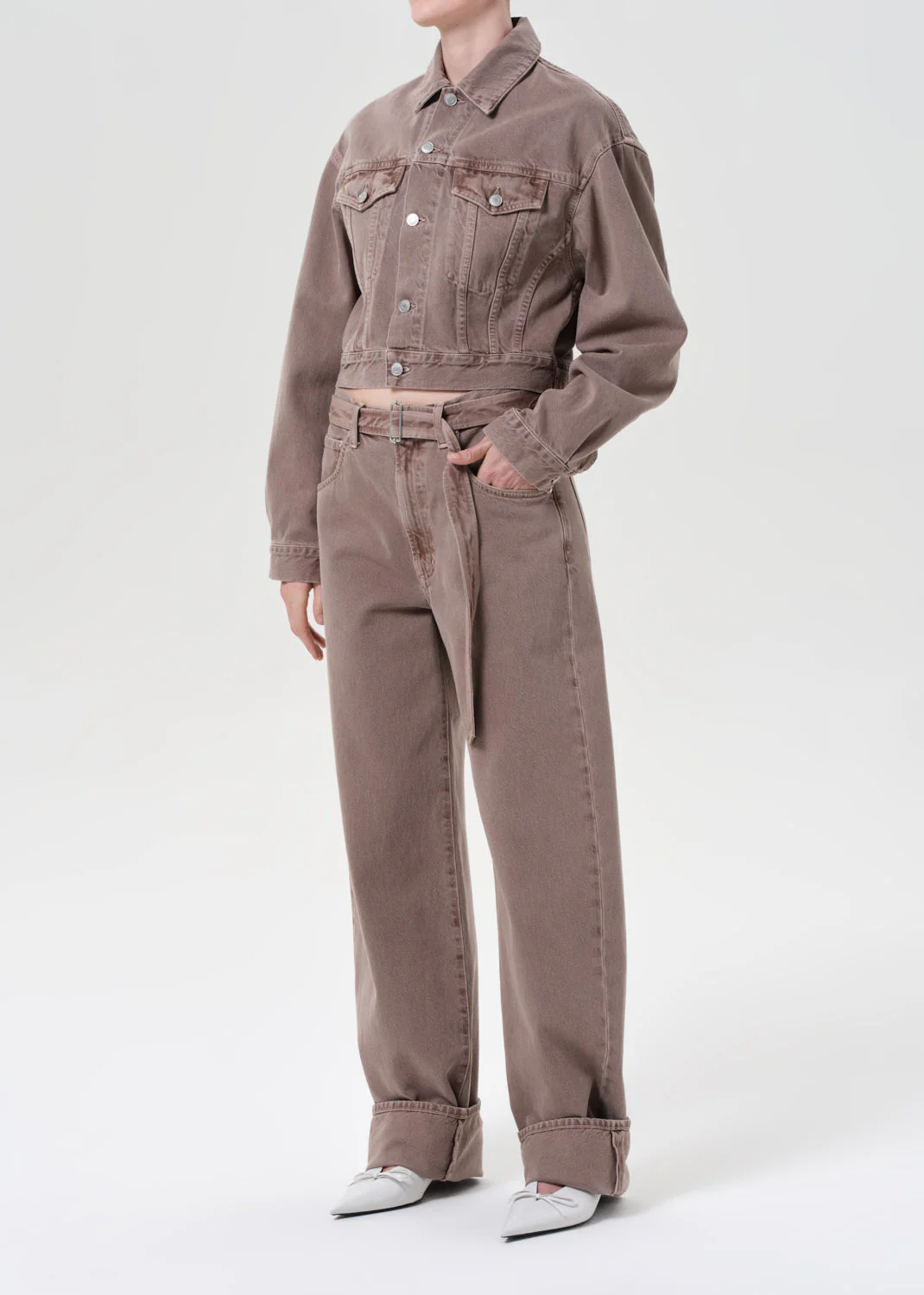 AGOLDE Radley Jacket - Ceramic - Image 3