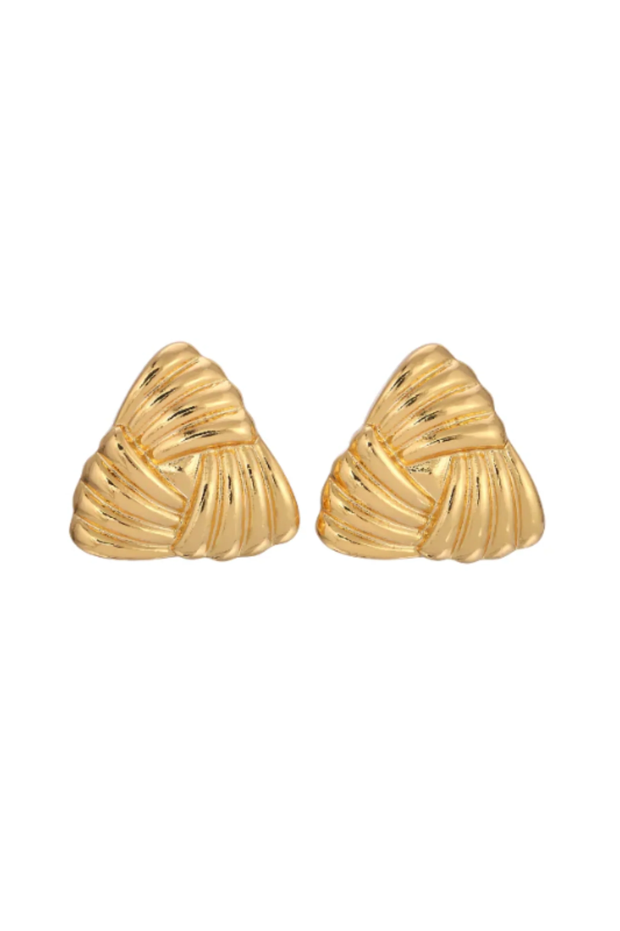 Heaven Mayhem Tri Gold Earrings - Image 2