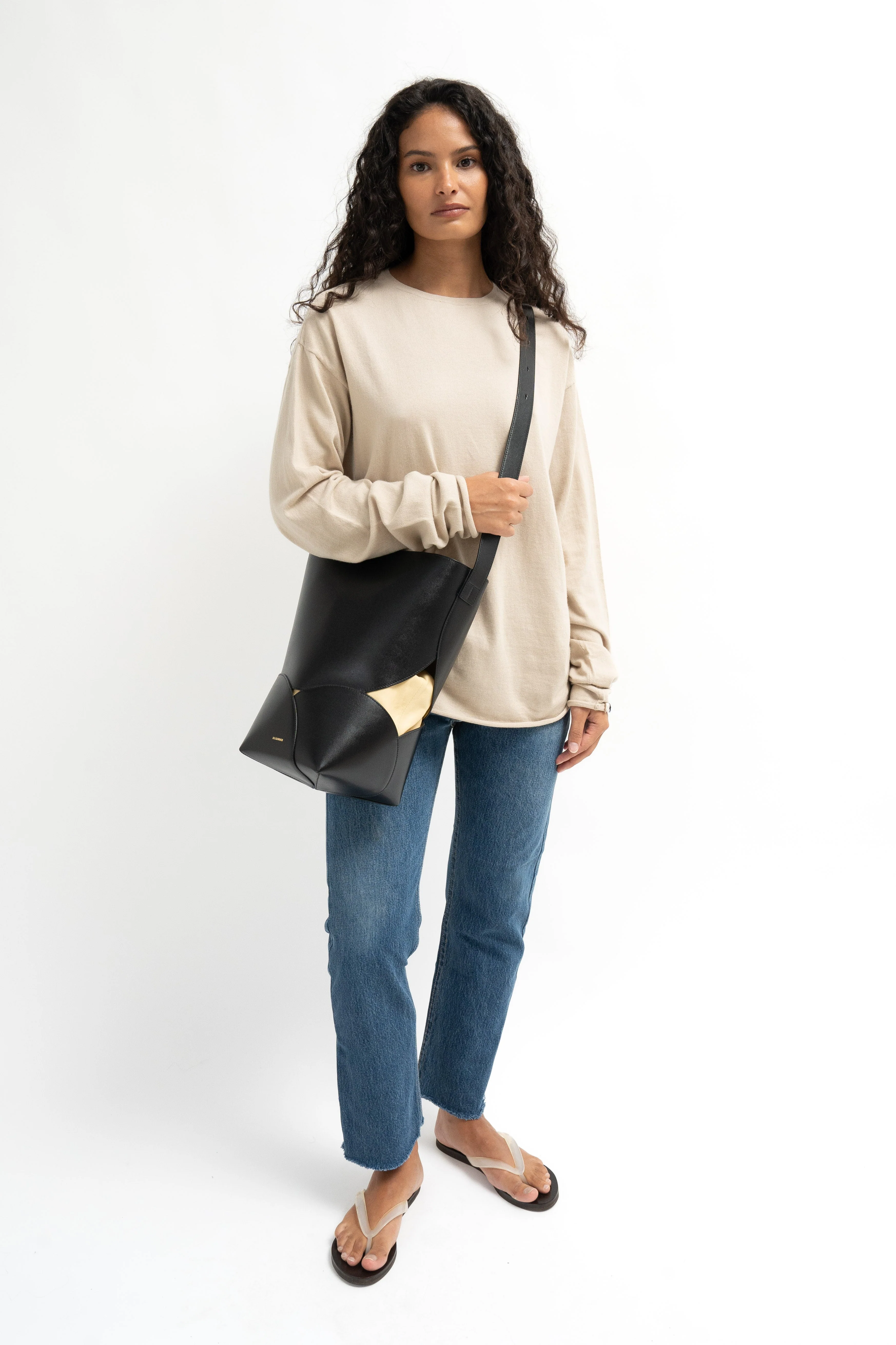 Jil Sander Medium Ellipse Bucket Bag - Image 5