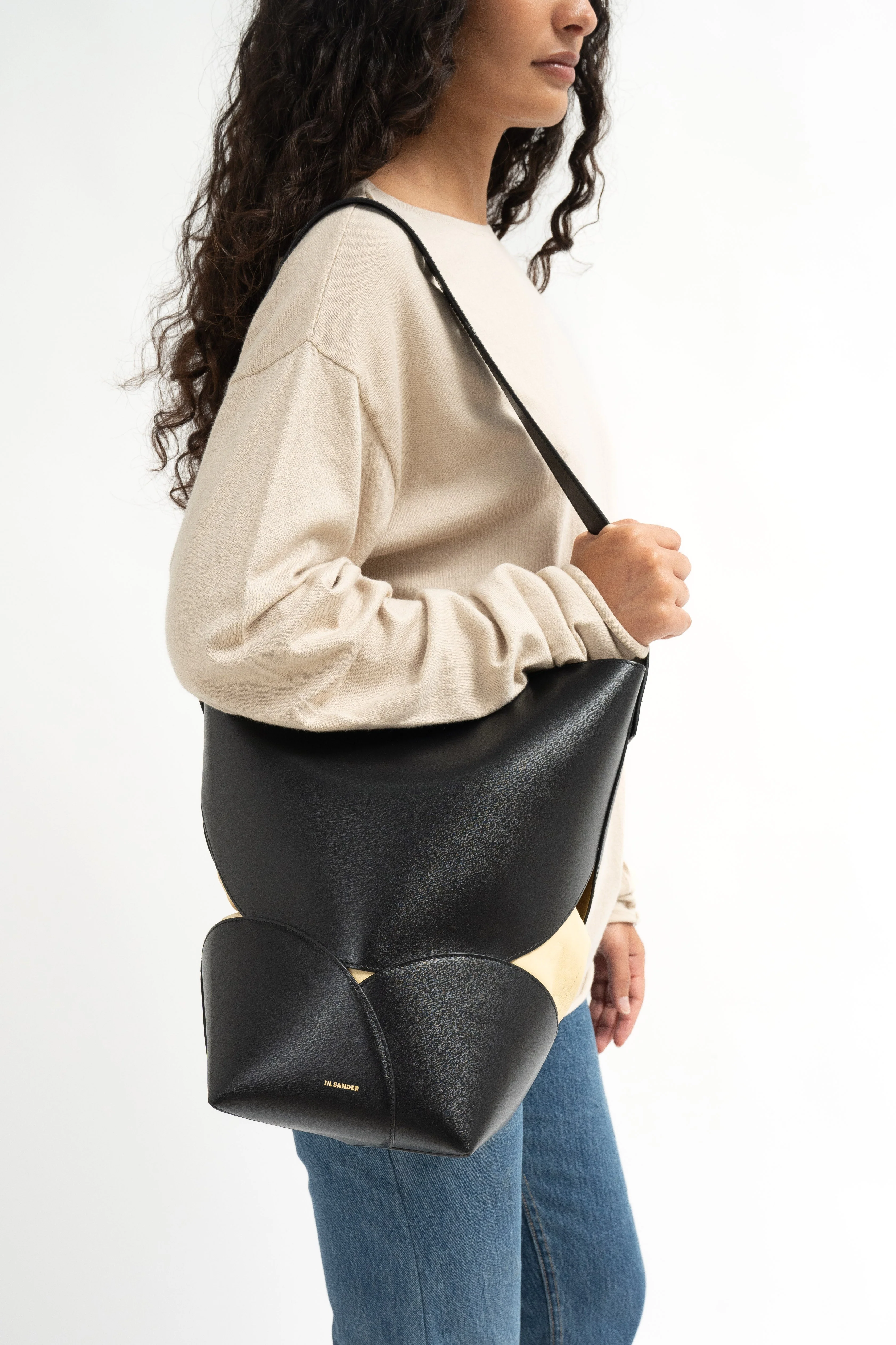 Jil Sander Medium Ellipse Bucket Bag - Image 6
