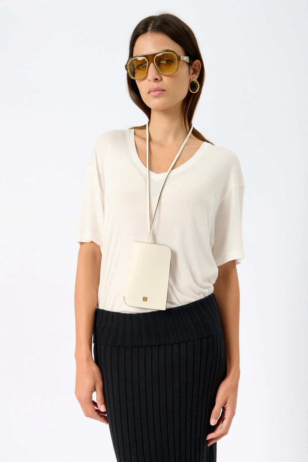 Totême Pocket Leather Pouch - Image 3