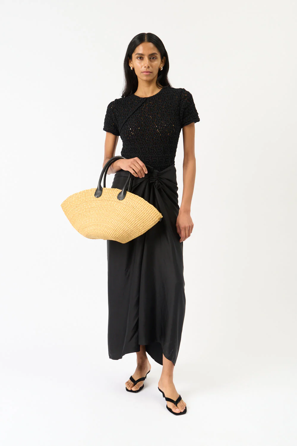 Totême Satin Knot Skirt - Image 2