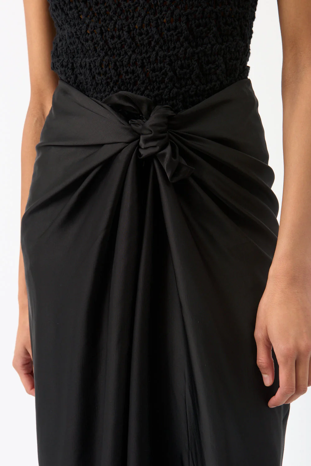 Totême Satin Knot Skirt - Image 3