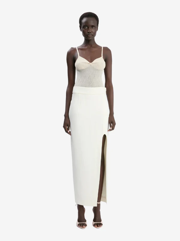Victoria Beckham Split Detail Skirt - Image 2