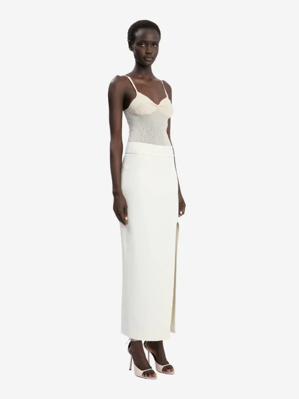 Victoria Beckham Split Detail Skirt - Image 3