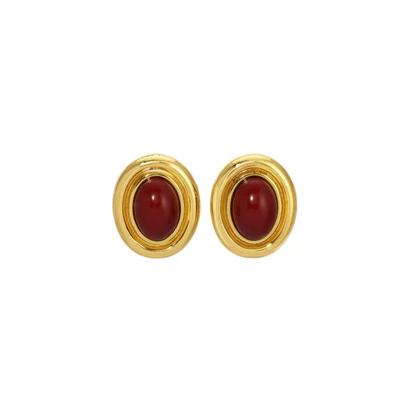 Heaven Mayhem Prize Earrings - Burgundy - Image 4
