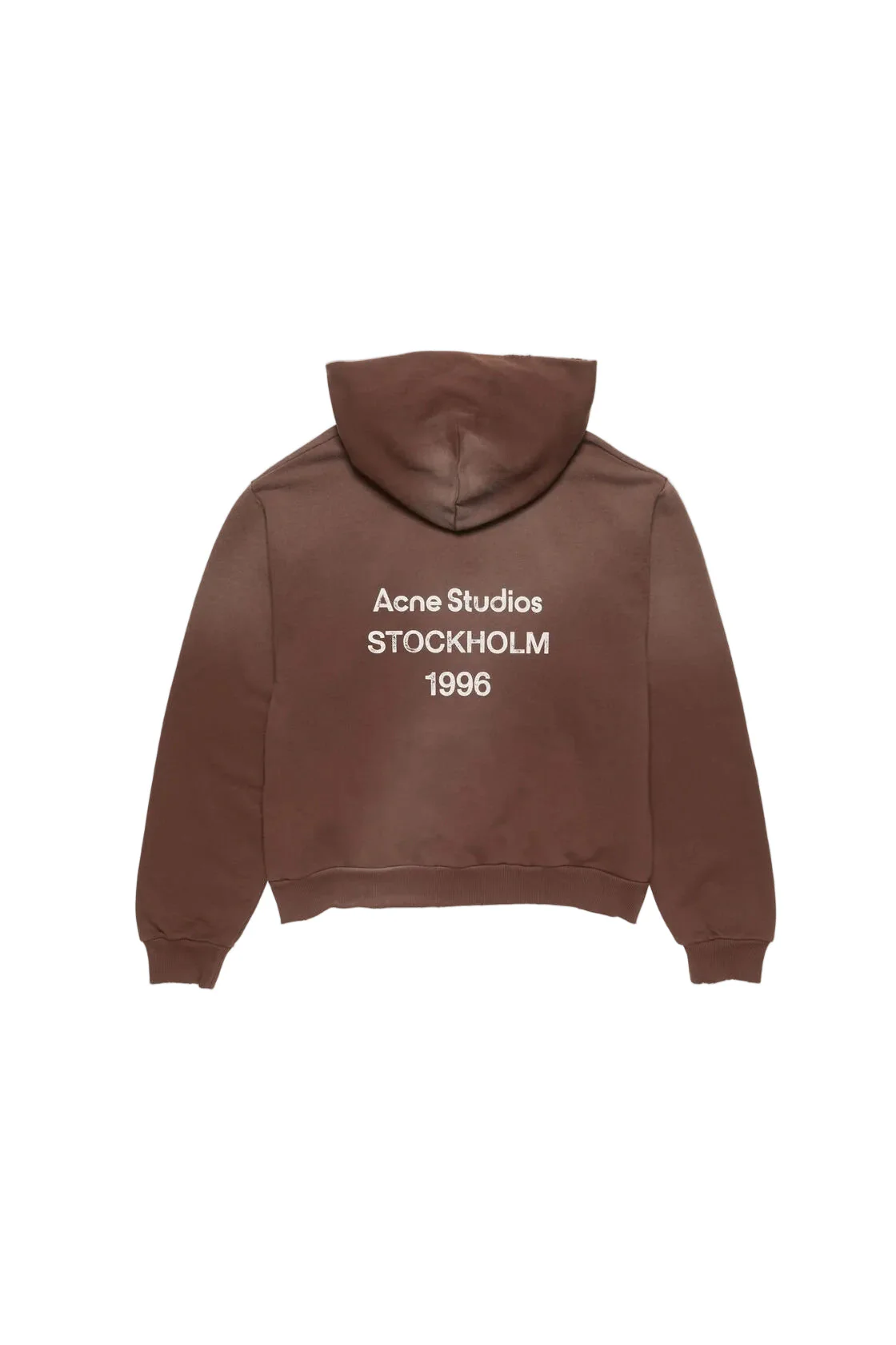 Acne Studios Logo Hooded Sweater Hoodie - Chocolate Brown - Image 2