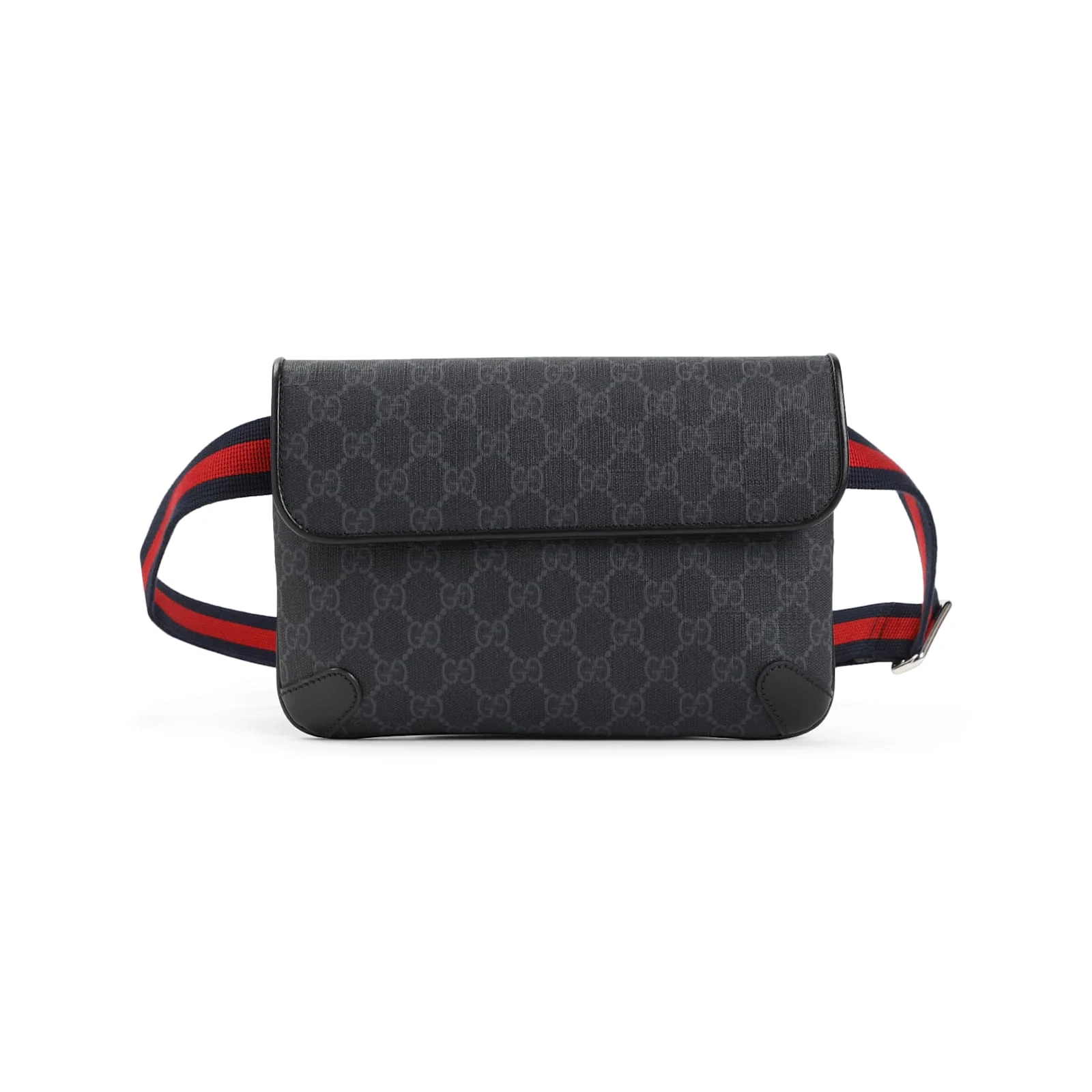 Gucci GG Textile Belt Bag - Black - Image 2