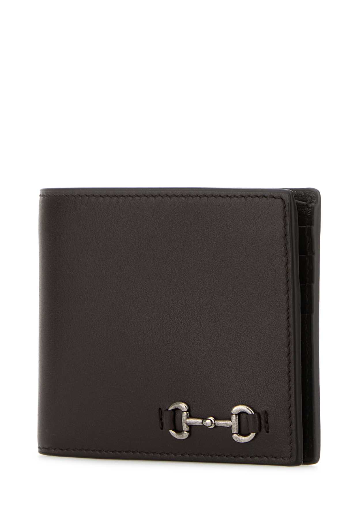 Gucci Dark Brown Leather Wallet - Brown - Image 2
