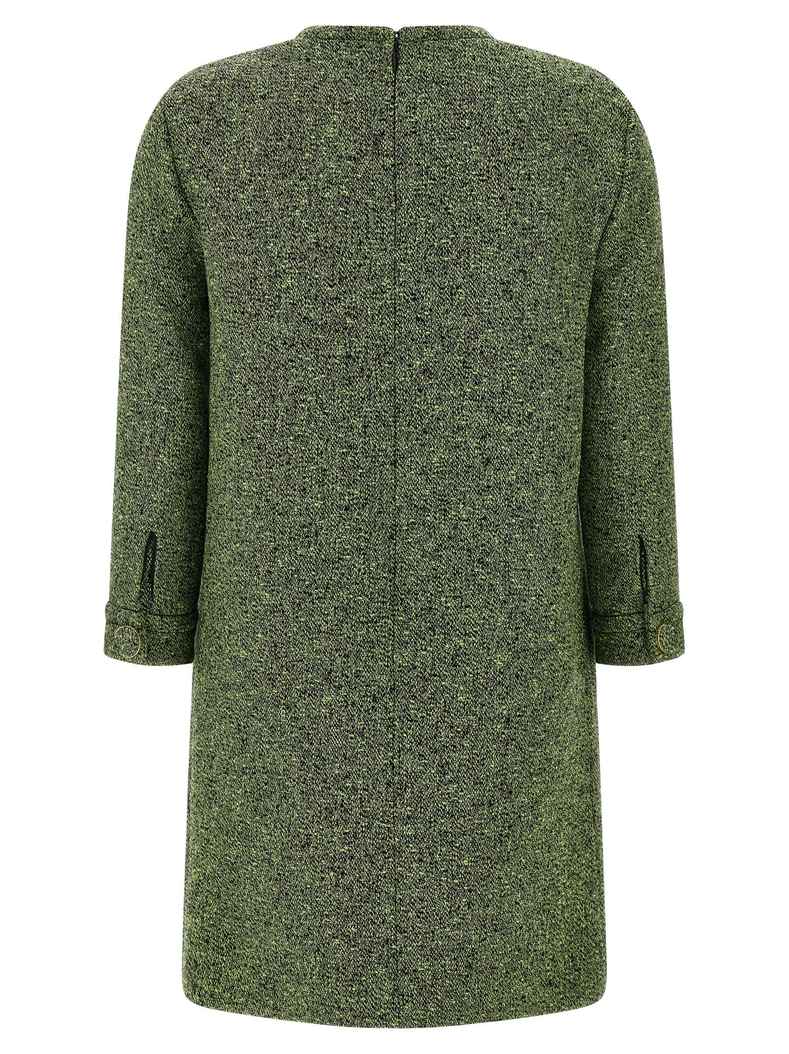 Gucci Mouliné Dress - Green - Image 2