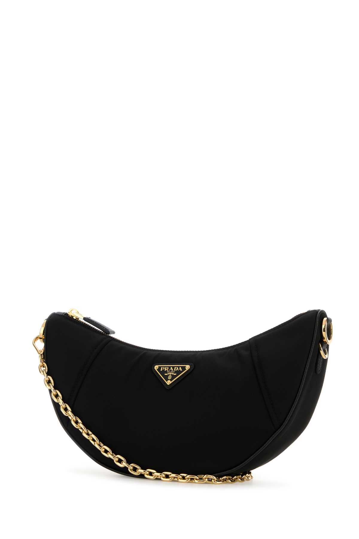 Prada Re-Nylon Demi-Lune Shoulder Bag - Black - Image 2