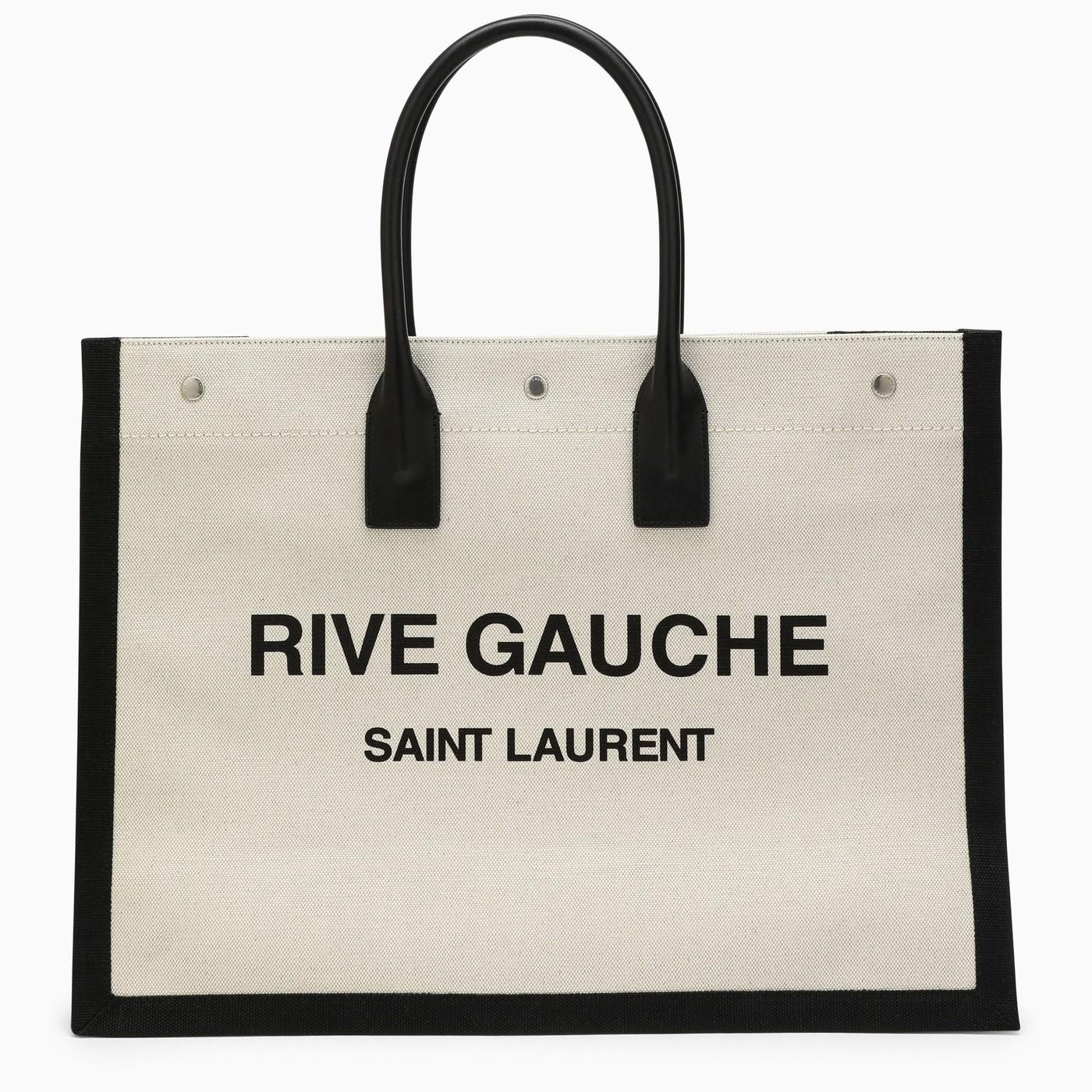 Saint Laurent Rive Gauche Shopping Bag Tote - Greggio Ner